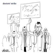 Doctors on strike