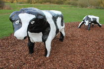 Dodgy public art you say Concrete Cows Milton Keynes England