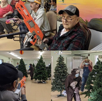 Doe Its deer huntin season at the nursing home