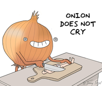 does onion cry 