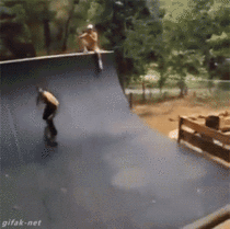 Dog Steals Skateboard Mid Trick