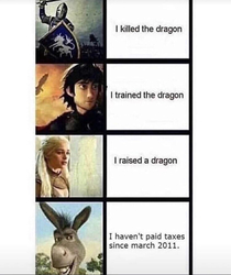 Donkey pay your taxes