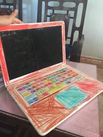 Dont let your child use your laptop