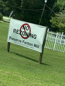 Dont rezone or dont DONT rezone