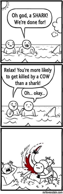 Dont worry a shark wont hurt you