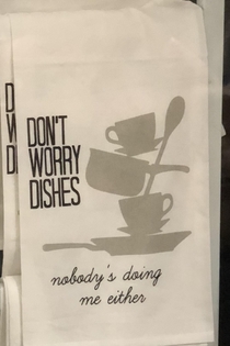 Dont worry dishes