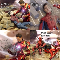Dont worry Stark  I got him Deadpool saves the Day - Avengers Infinity War