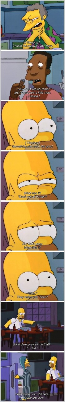 Dont yell at Homer