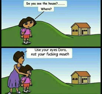 Dora use your eyes