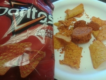 Doritos Quality Control Gave Me This for Lunch