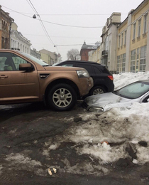 Double parking in Russia