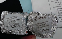 Dove candy gives terrible life advice