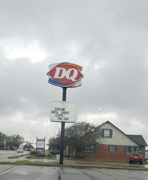 DQ knows what its doing with that sign 