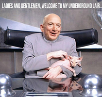 Dr Evil Bezos by yours truly