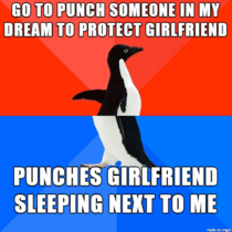 Dreaming about protecting my Girlfriend