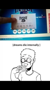 Dreams die internally