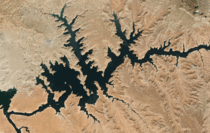 Drought dries out Lake Powell in Southern Utah since 