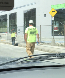 Drove Past This Hard Working Guy