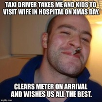 Dundee Taxi Driver is a GGG on Christmas Day