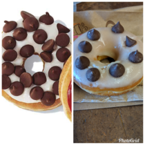 Dunkin Hersheys kiss donut so much for a cheat day