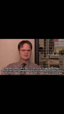 Dwights valentine day