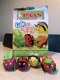 Easter craft make your eggs cute as a bug