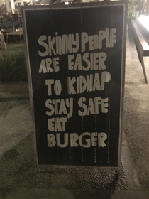 Eat more burgers