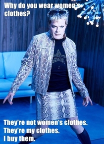 Eddie izzard you are a god
