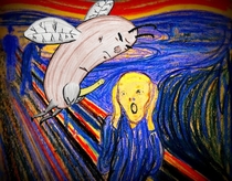 Edvard Munchs The Scream with an twist