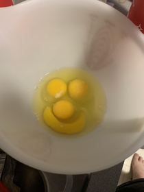 Eggs tried to cheer me up