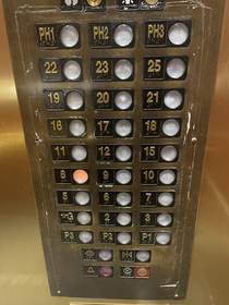 Either the person who made this elevator cant count or there are more unlucky numbers than I thought
