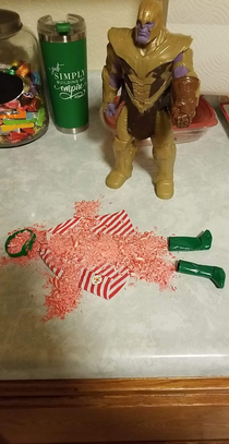 Elf on a Shelf gone wrong