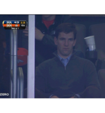 Eli Mannings face