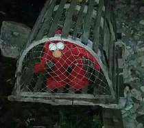 Elmo found himself in the wrong street