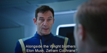 Elon musk is now part of the Star Trek lore