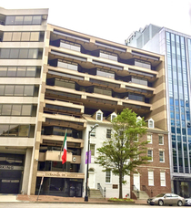 Embassy of Mexico built over US houses in Washington DC
