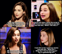 Emilia Clarke Is A Jon Snow Fangirl