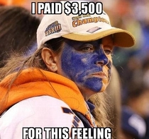 Emotionally-Shattered Broncos Fan Reacts To The Big Game She Flew In To Attend