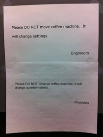 Engineers v Physicists
