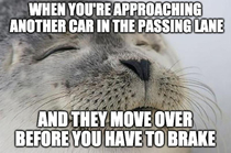 Especially when your cruise control is set