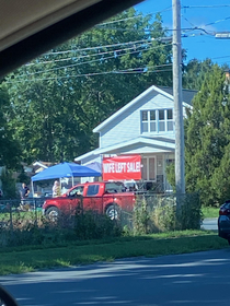 estate sale by my friends house today