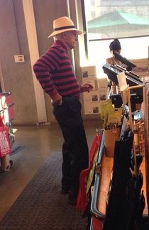 Even Freddy Krueger has to shop for groceries
