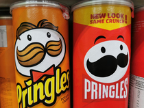 Even Mr Pringles cannot escape balding