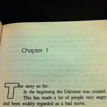 Even non readers should read Douglas Adams