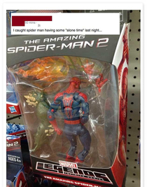 Even Spider-man needs his alone time