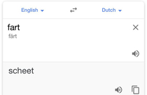 Ever wonder what fart was in Dutch