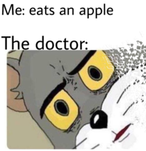 Ever wondered why they dont give you apples at the hospital