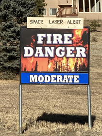 Evergreen Colorado Space Laser Alert