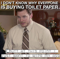 Every cart at Costco was loaded with TP