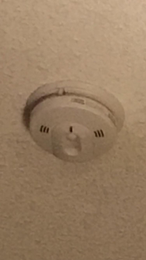 Every night I lay on the couch I cant help but feel the smoke detector is silently screaming at me